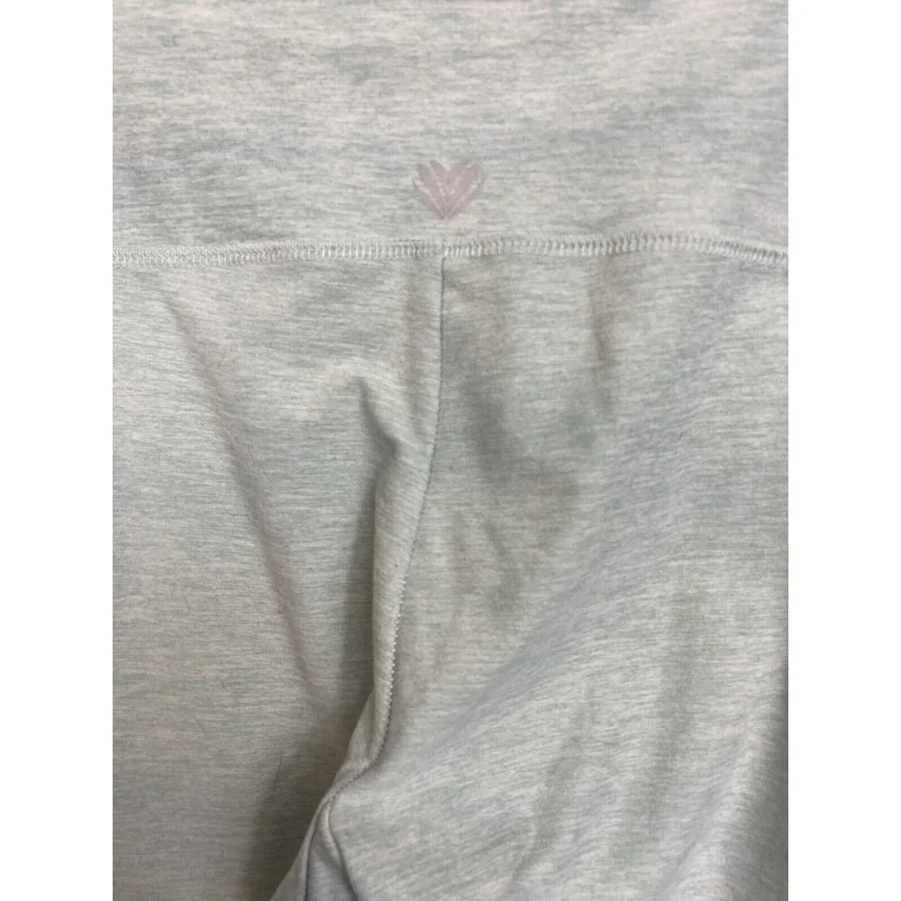 Light green leggings two tone top accent women's size Small - Picture 8 of 9